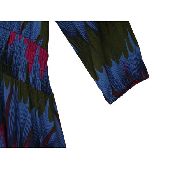 NWOT Soft Surroundings Midi Shirt Dress Women M Ancient Isle Jersey Colorfu Boho - Picture 8 of 12